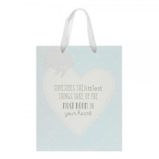 Petit Cheri 'Little Things' Large Blue Gift Bag