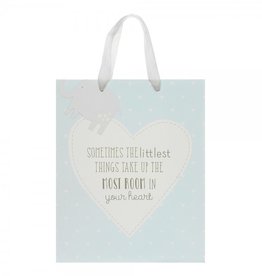 Petit Cheri 'Little Things' Large Blue Gift Bag