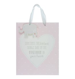 Petit Cheri 'Little Things' Large Pink Gift Bag