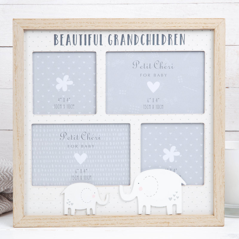 Petit Cheri Multi Aperture Photo Frame- Grandkids