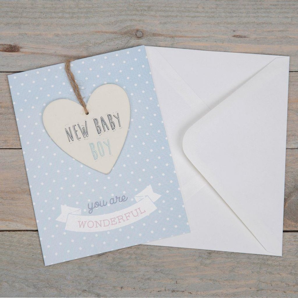 Greeting Card & Plaque- New Baby Boy