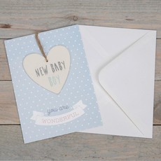 Greeting Card & Plaque- New Baby Boy