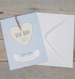 Greeting Card & Plaque- New Baby Boy