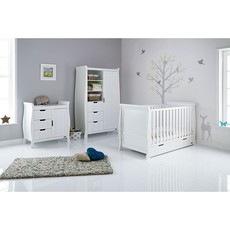 Obaby Obaby Stamford Classic 3 Piece Room Set - White