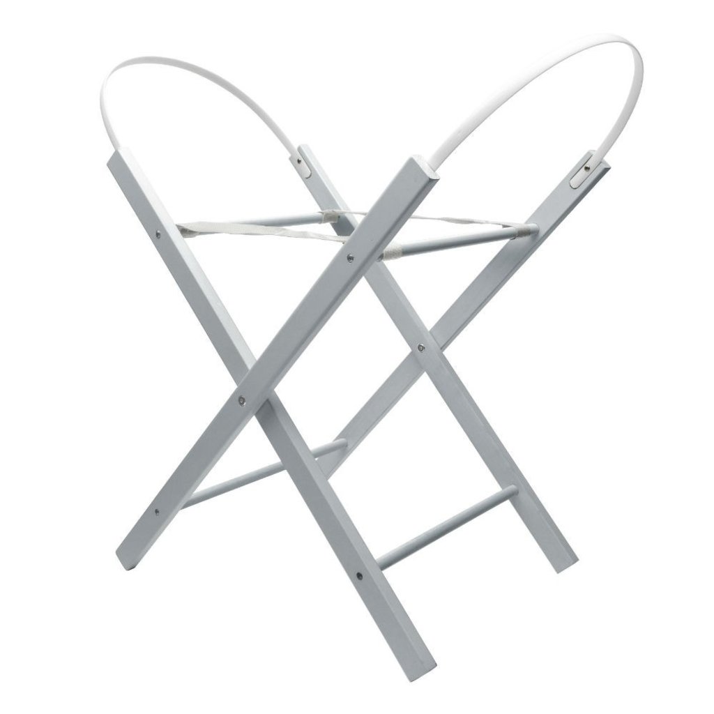 Br Moses Basket -Static Stand Grey