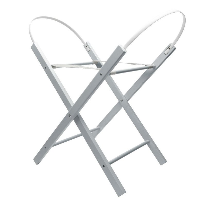 Br Moses Basket -Static Stand Grey
