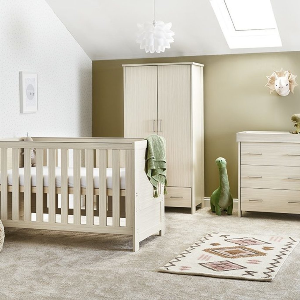 Obaby Obaby Nika 3 Piece Room Set - Oatmeal