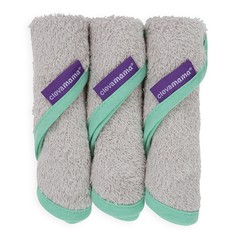 Clevamama Clevamama Bamboo Baby Washcloth - Grey