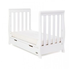 Obaby Obaby Stamford Mini Sleigh 2 Piece Room Set - White