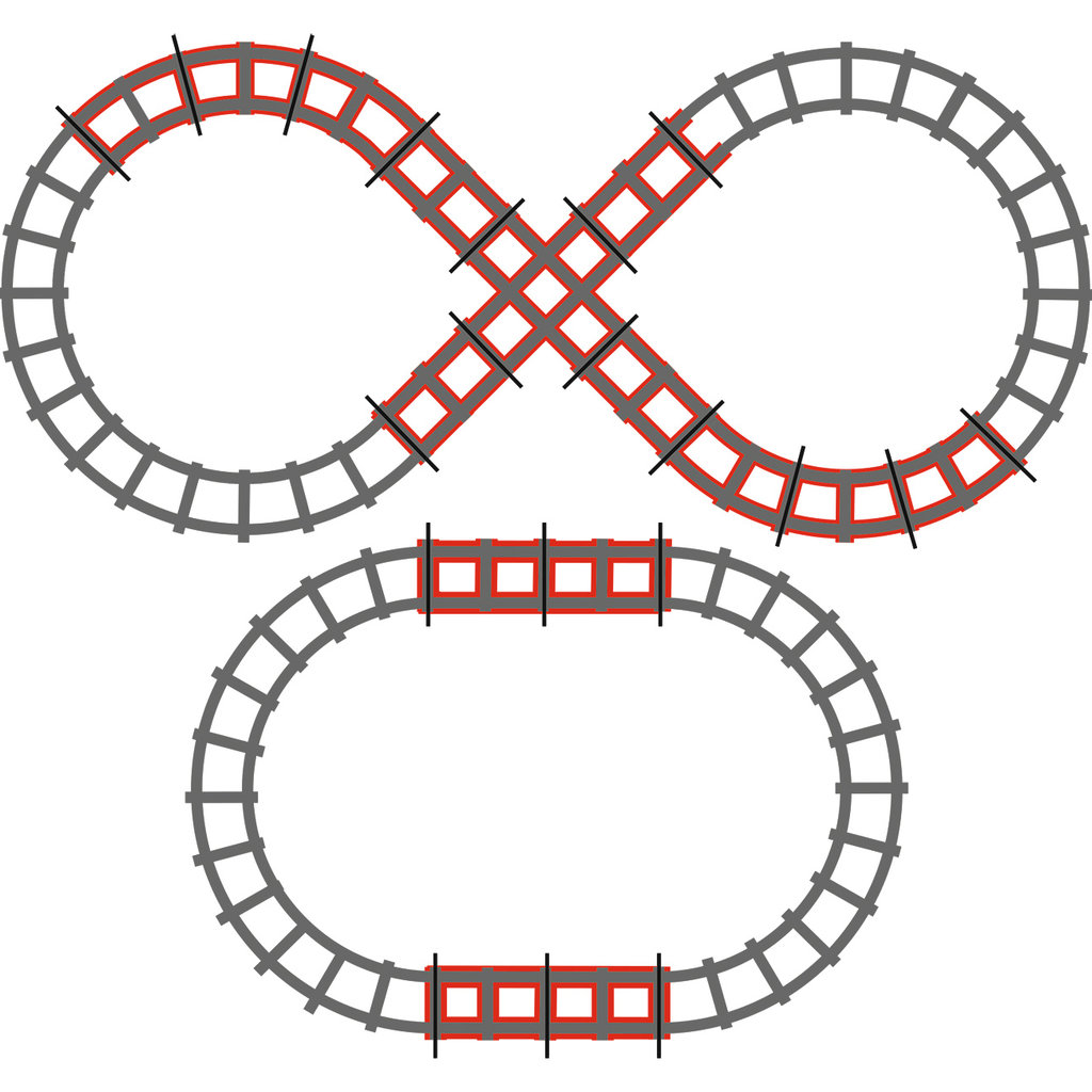 PegPerego Peg Perego Figure 8 Train Rail Road