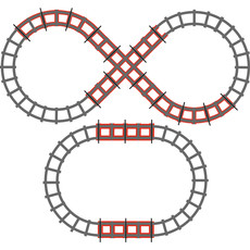 PegPerego Peg Perego Figure 8 Train Rail Road