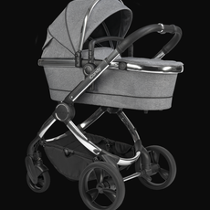 iCandy ICandy Peach Pushchair and Carrycot - Chrome Light Grey Check