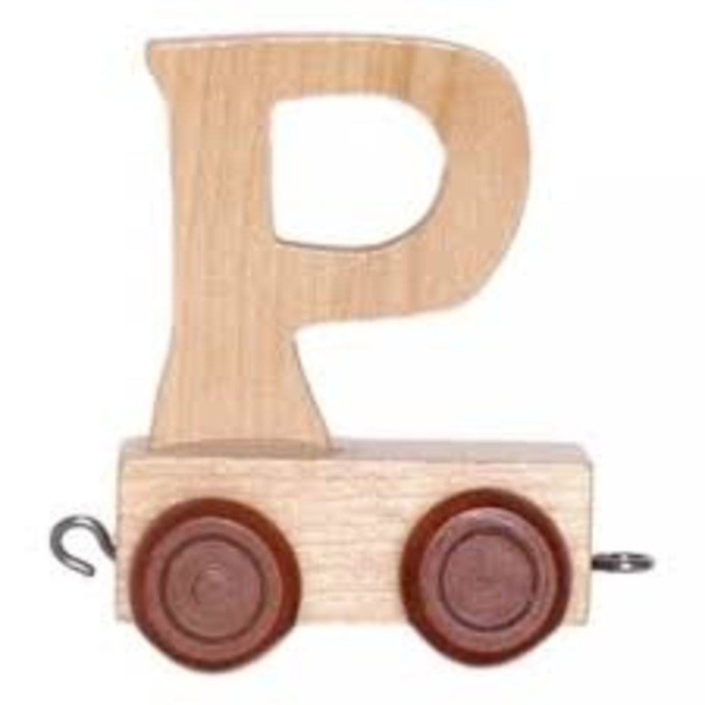Natural Train Letters - P