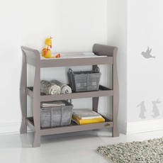Obaby Obaby Stamford Sleigh Open Changing Unit - Taupe Grey
