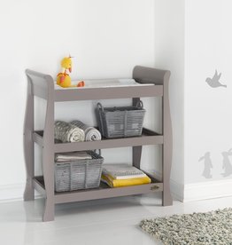 Obaby Obaby Stamford Sleigh Open Changing Unit - Taupe Grey
