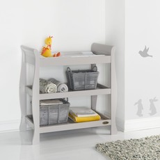 Obaby Obaby Stamford Sleigh Open Changing Unit - Warm Grey