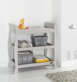 Obaby Obaby Stamford Sleigh Open Changing Unit - Warm Grey