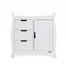 Obaby Obaby Stamford Classic Sleigh 2 Piece Room Set - White