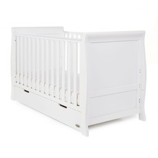 Obaby Obaby Stamford Classic Sleigh 2 Piece Room Set - White
