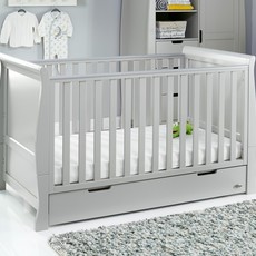Obaby Obaby Stamford Classic Sleigh 2 Piece Room Set - Warm Grey