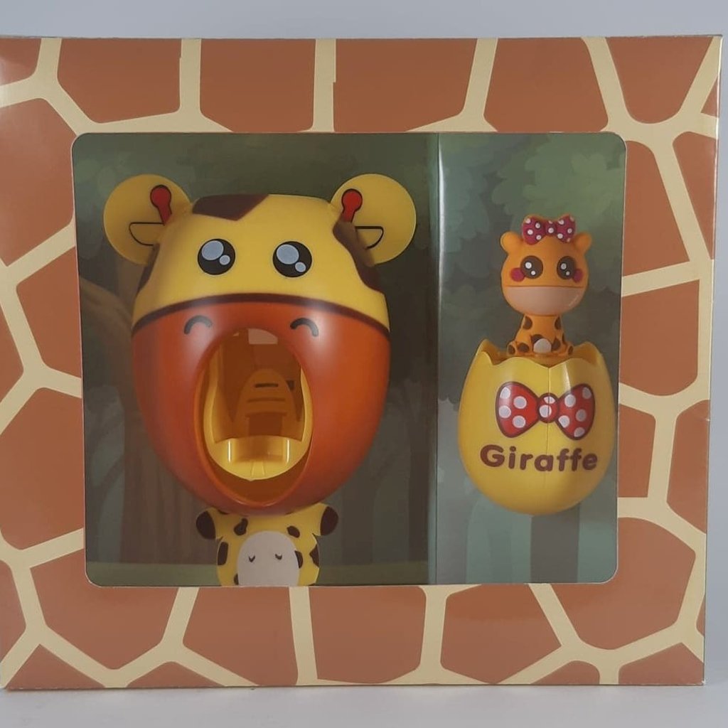 Smiley Eileey Giraffe Toothpaste Dispenser