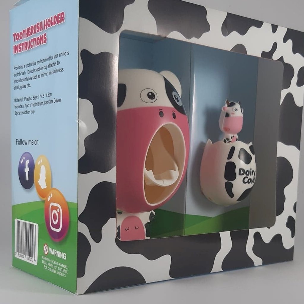 Smiley Eileey Smiley Eileey Flossy Cow Toothpaste Dispenser