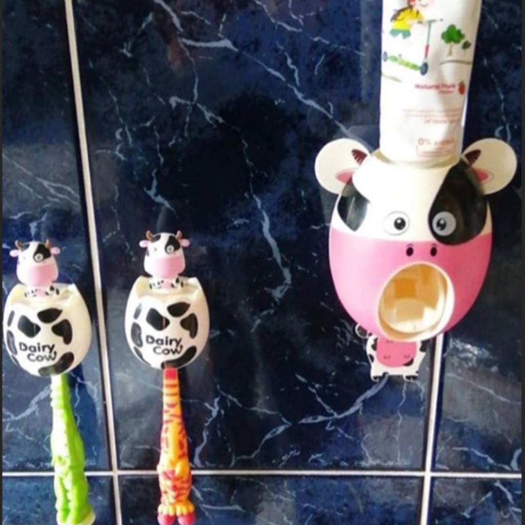 Smiley Eileey Cow Tooth Brush Holder