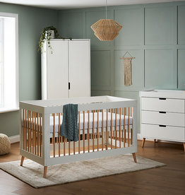 Obaby Obaby Maya 3 Piece Room Set White/Natural