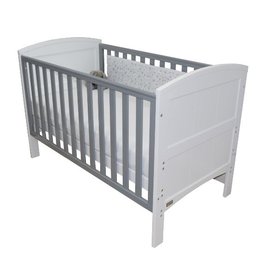 Stockholm Cot Bed- White & Grey