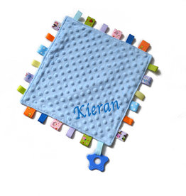 Baby Comforter With Teething Ring & Tags