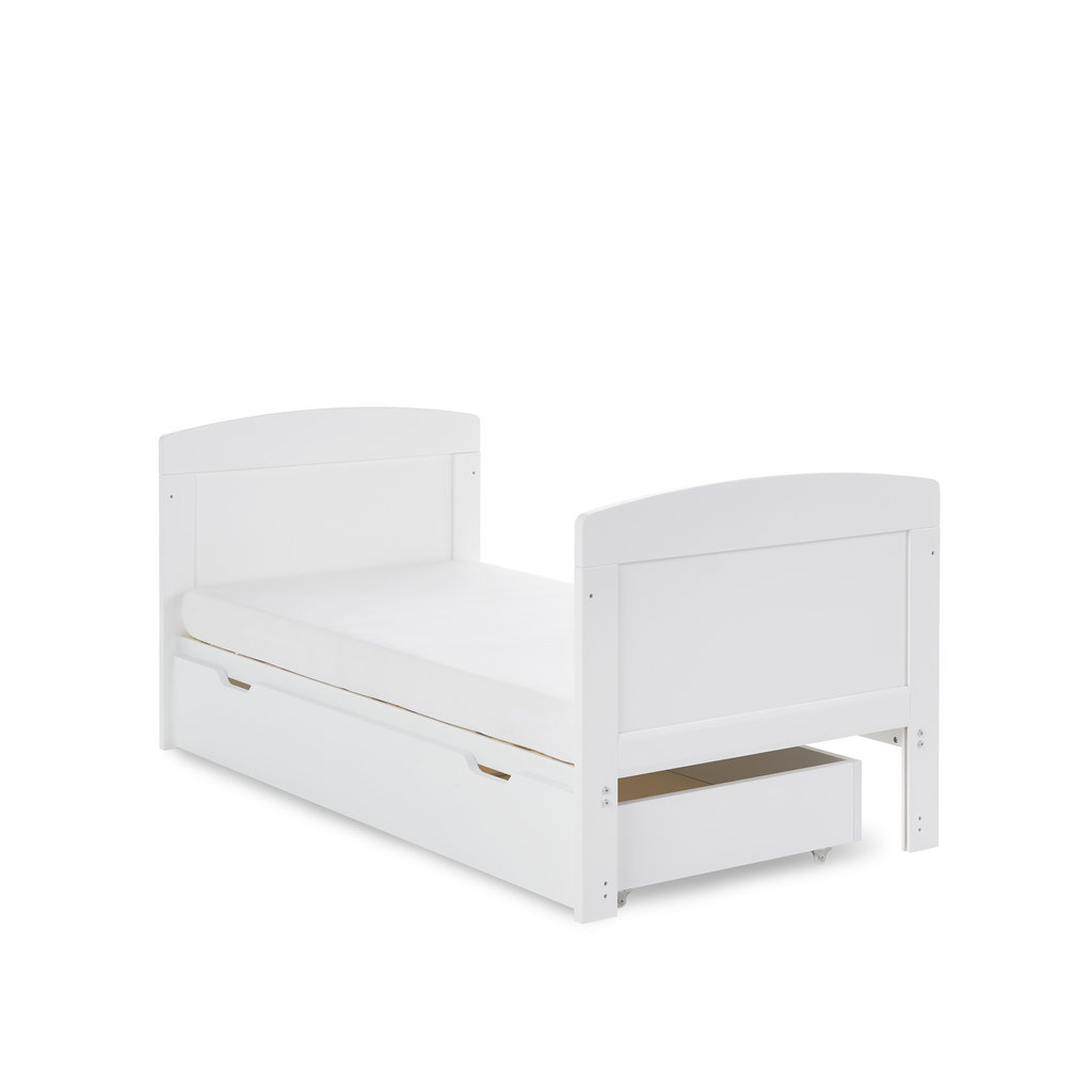 Obaby Obaby Grace Cot Bed & Under Drawer-White