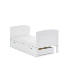 Obaby Obaby Grace Cot Bed & Under Drawer-White