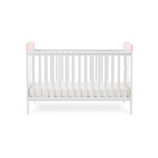 Obaby Obaby Grace Inspire Cot Bed- Water Colour Rabbit Pink