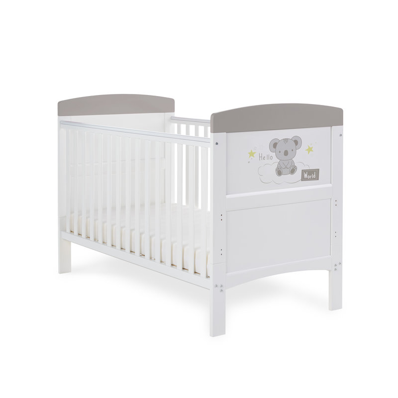 Obaby Obaby Grace Inspire Cot Bed- Hello World Koala