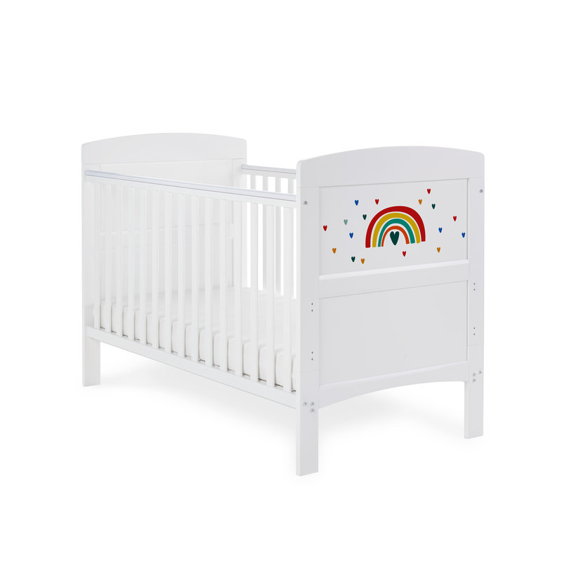 Obaby Obaby Grace Inspire Cot Bed- Rainbow Multicolour