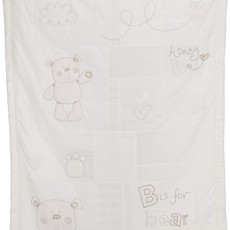 Obaby B is for Bear Quilt & Bumper 2 Piece Neutral