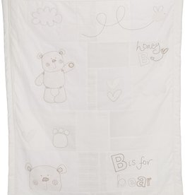 Obaby B is for Bear Quilt & Bumper 2 Piece Neutral