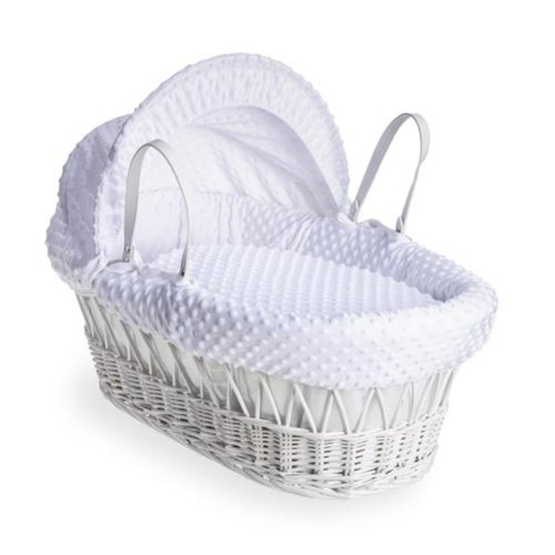 Cuddles Cuddles White Wicker White Dimples Moses Basket