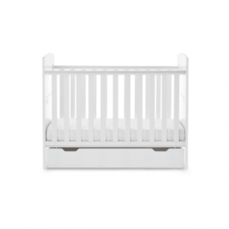 Obaby Obaby Grace Mini Cot Bed & Under Drawer White