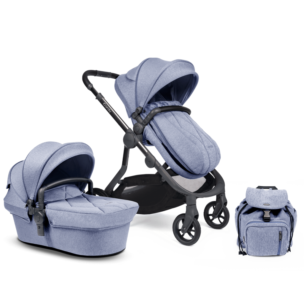 iCandy iCandy Orange 3 Mist Blue Marl Phantom Bundle