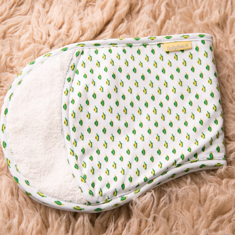 Babyboo Burpyboo Burp Towel- Teeny Turtles