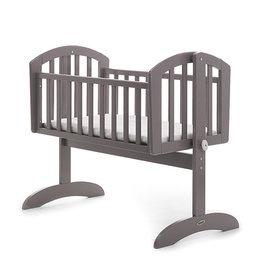 Obaby Sophie Swing Crib Taupe Grey & Mattress