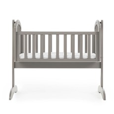 Obaby Sophie Swing Crib Taupe Grey & Mattress