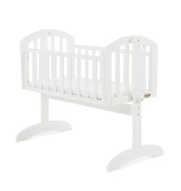 Obaby Sophie Swing Crib White & Mattress
