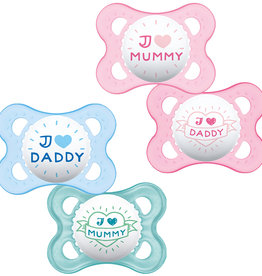 Mam MAM Style (I Love) Soothers 0M+ 2PK