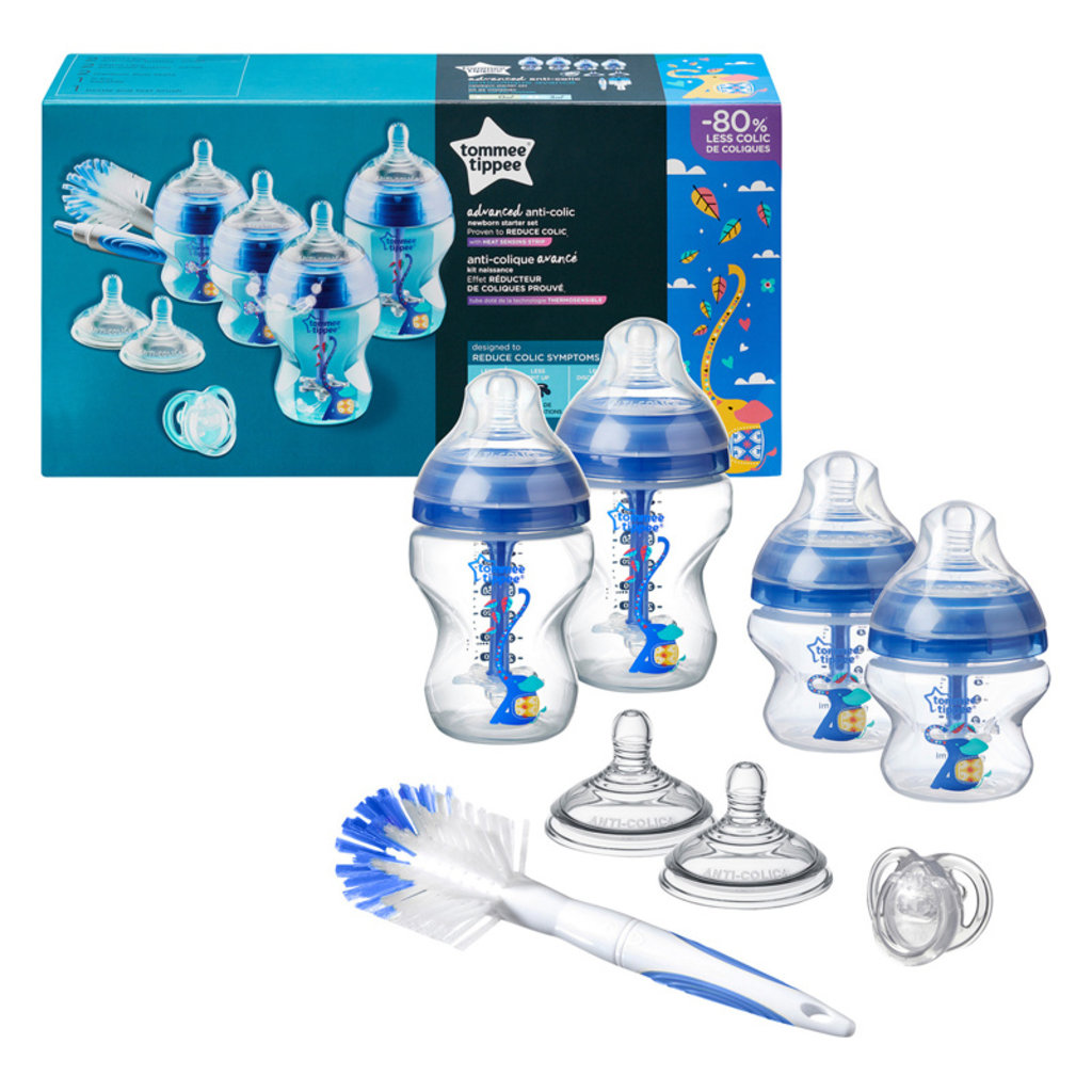 Tommee Tippee Tommee Tippee  Anti Colic Bottle Starter Set - Blue