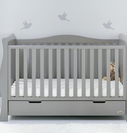 Obaby Stamford Luxe Warm Grey Cot Bed