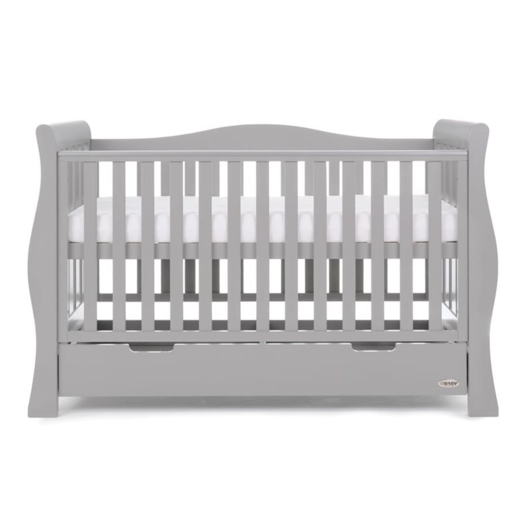 Obaby Stamford Luxe Warm Grey Cot Bed