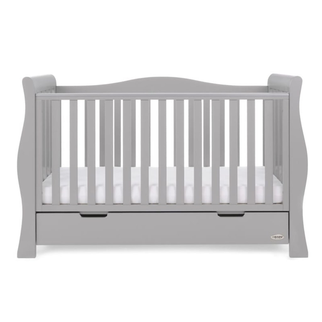 Obaby Stamford Luxe Warm Grey Cot Bed
