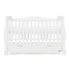 Obaby Stamford Luxe Cot Bed - White